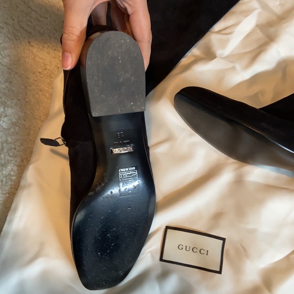Gucci Horsebit Over The Knee Suede Boots - 39 - Picture 2 of 3